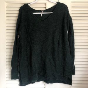 FREE PEOPLE | Emerald Green Knit Sweater